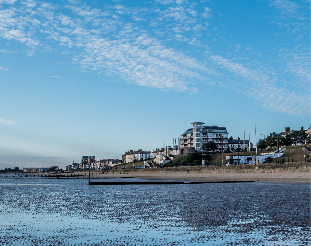 Image of a beach in Cleethorpes.